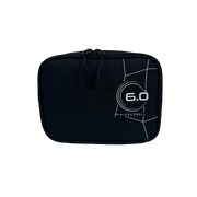 Black pickleball bag with '6.0' logo on a white background