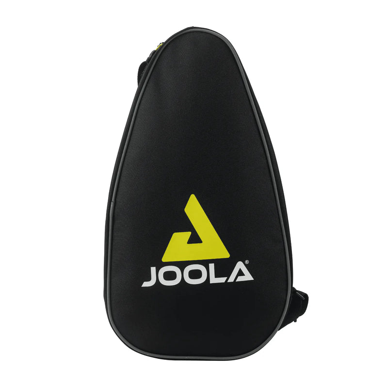 Black paddle bag with Joola logo on a white background