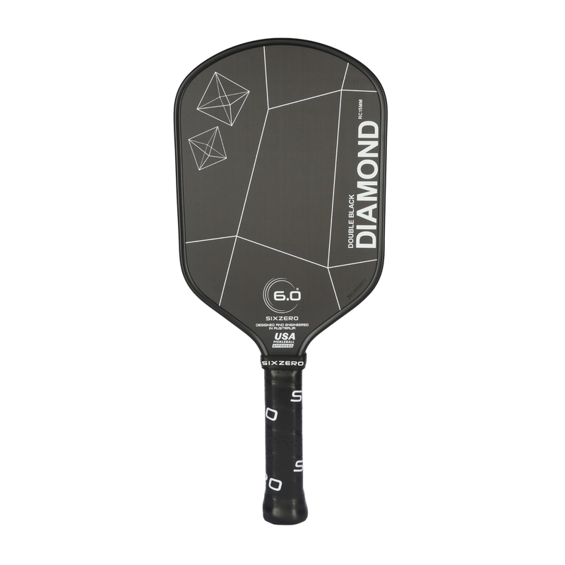 Six Zero Double Black Diamond Control 15mm Paddle - Elongated White