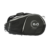 Black pickleball bag with '6.0' branding on a white background