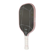 Pickleball paddle with 'Quartz 6.0' branding on a white background
