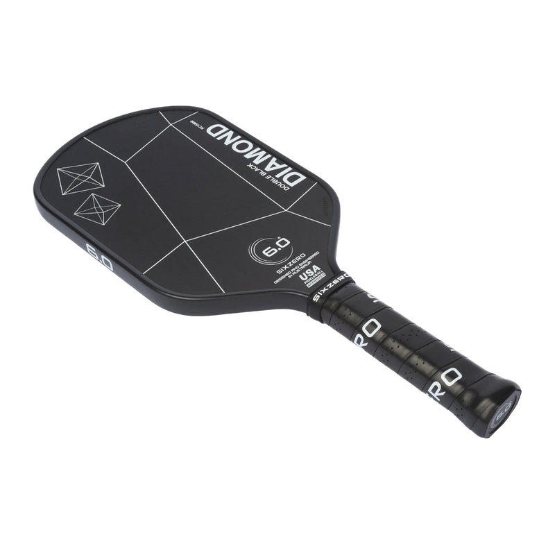 Six Zero Double Black Diamond Control 15mm Paddle - Elongated White