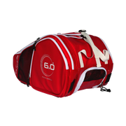 Red pickleball bag with '6.0' branding on a white background