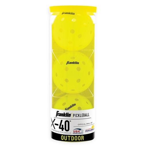 Pack of Franklin pickleball balls on a white background