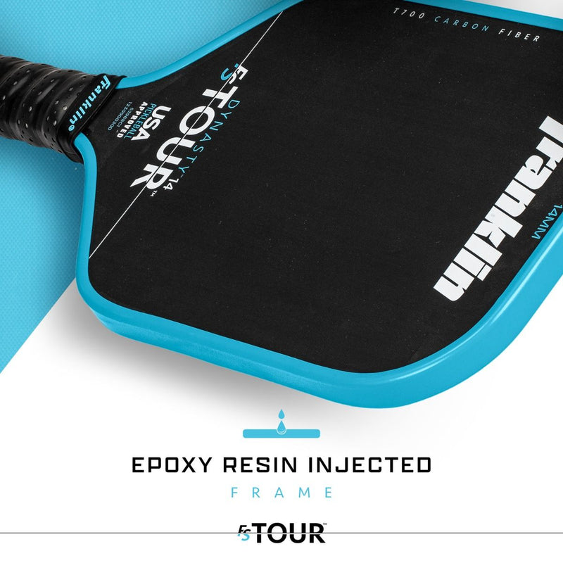 Franklin FS Tour Dynasty Pickleball 14mm Paddle - Blue