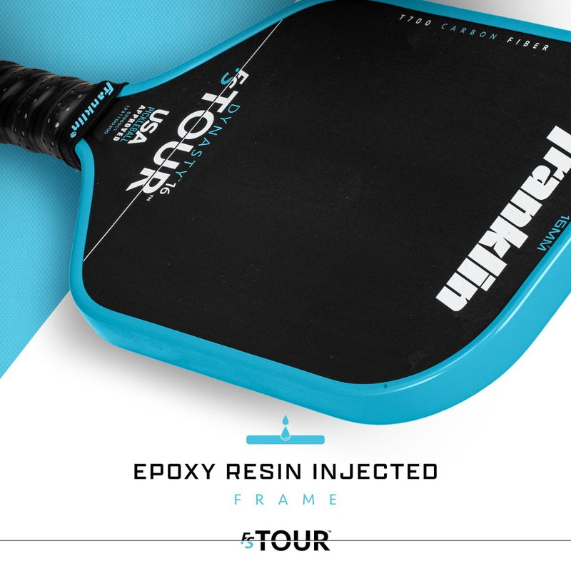 Franklin FS Tour Dynasty Pickleball 16mm Paddle - Blue