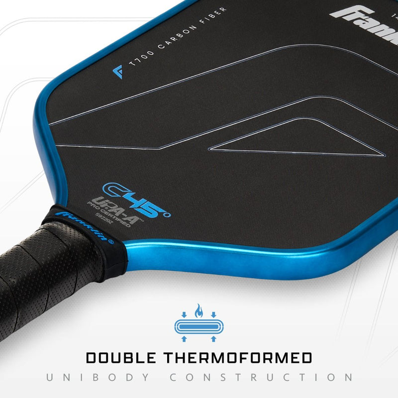 Franklin C45° Carbon Fiber Hybrid 14mm Paddle - Blue