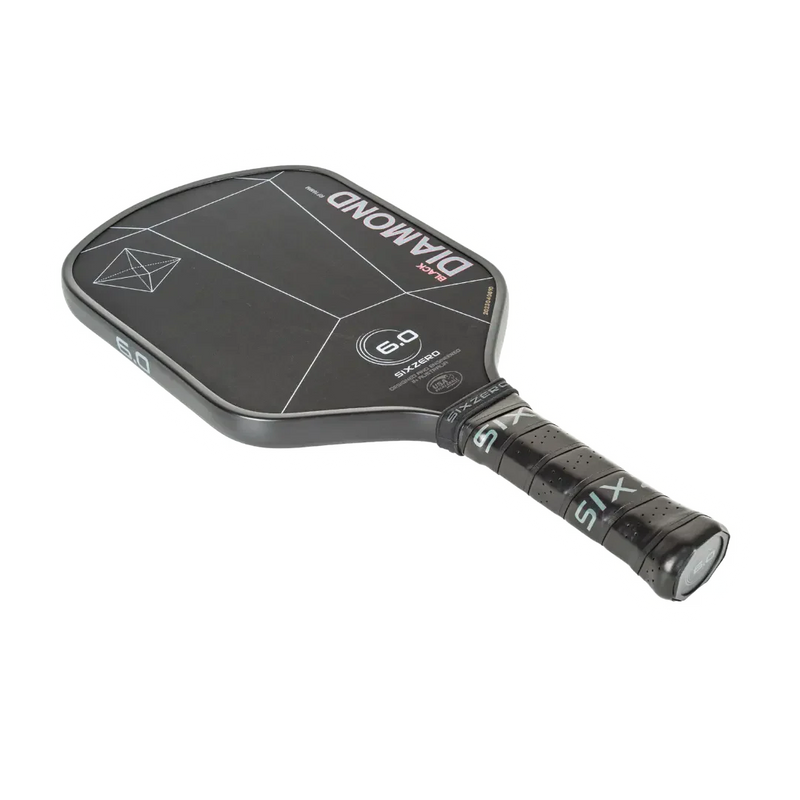 Diamond pickleball paddle on a white background