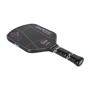 Black pickleball paddle with 'Diamond' branding on a white background