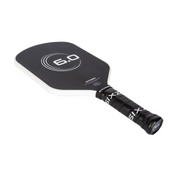 Black and white pickleball paddle with '6.0' branding on a white background