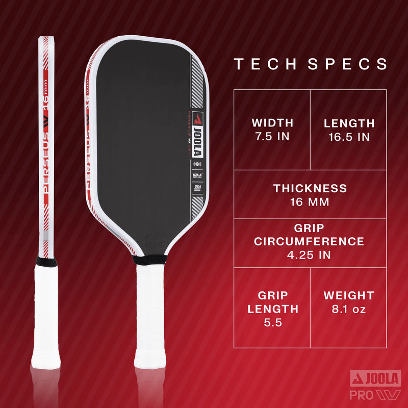 Joola Pickleball Paddle Ben Johns Perseus Pro IV 16