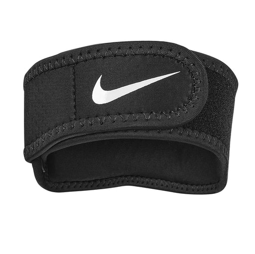 Black wristband with Nike logo on a white background