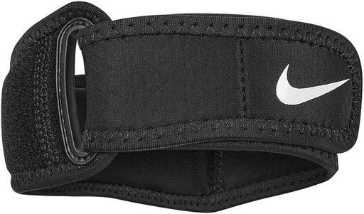 Black wristband with Nike logo on a white background