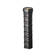Black textured grip on a white background