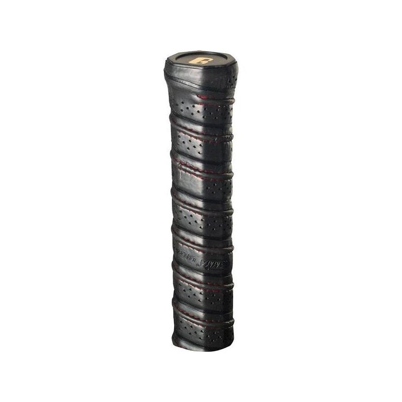 Black textured grip on a white background