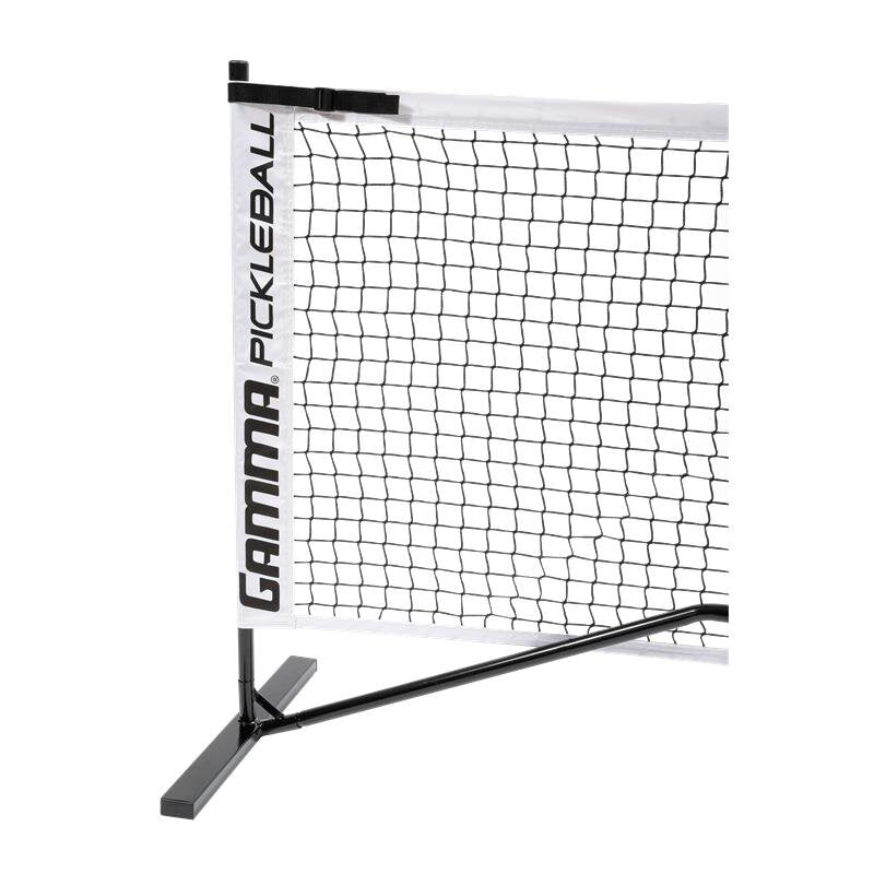 Gamma pickleball net on a white background