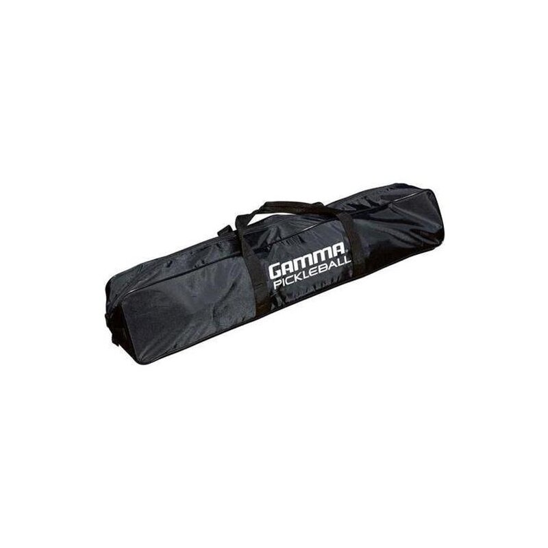 Black pickleball bag with Gamma Pickleball logo on a white background