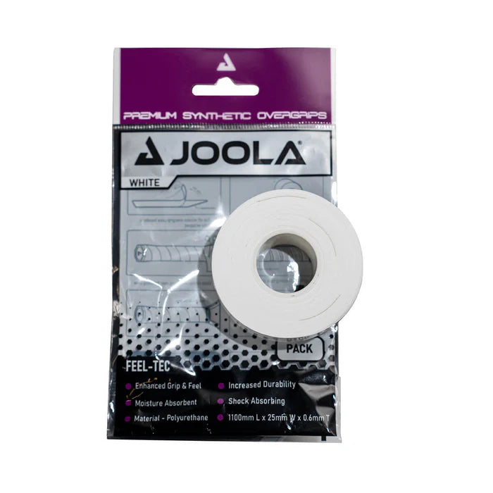 JOOLA Premium Paddle Overgrip (4 Pack) - White
