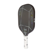 Pickleball paddle with 'Quartz' branding on a white background