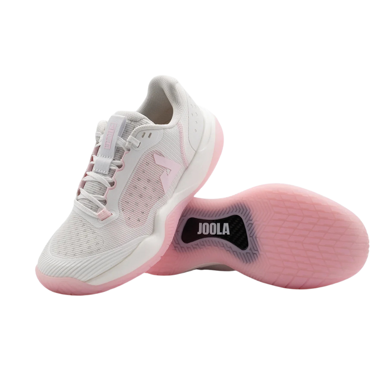 Joola Women's Pickleball R4lly Shoe - White/Pink