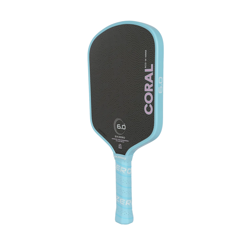 Six Zero Coral 16mm Lightweight Widebody Paddle - Misty Blue