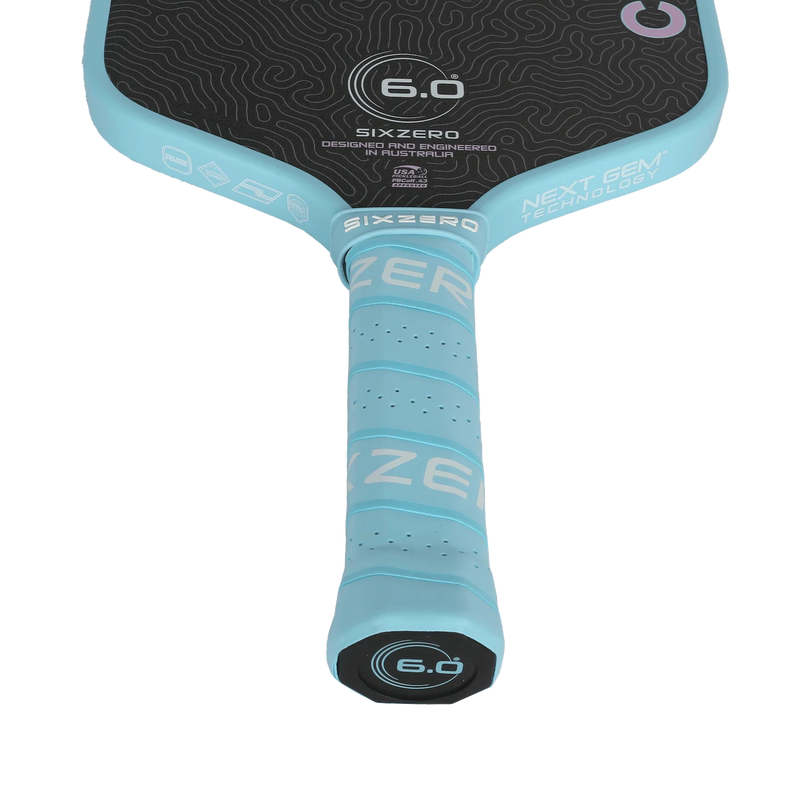 Six Zero Coral 16mm Lightweight Widebody Paddle - Misty Blue