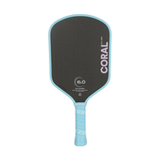 Six Zero Coral 16mm Lightweight Hybrid Paddle - Misty Blue