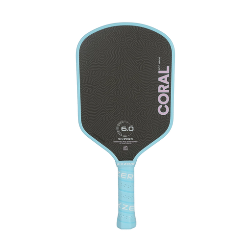 Six Zero Coral 16mm Lightweight Hybrid Paddle - Misty Blue