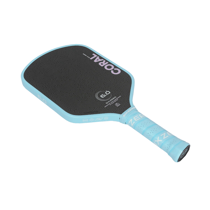 Six Zero Coral 16mm Lightweight Hybrid Paddle - Misty Blue