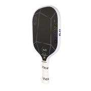Pickleball paddle with 'Quartz' branding on a white background