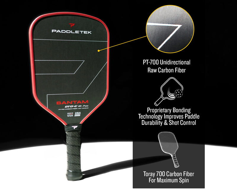 Paddletek Bantam GTO-C 14.3mm Paddle - Ocean Blue