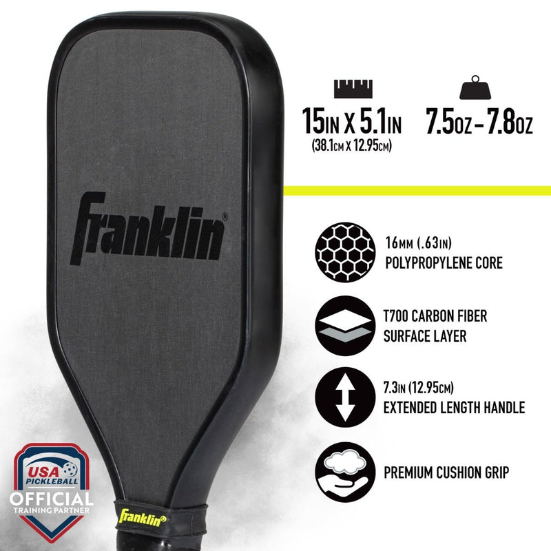 Franklin Sweet Spot 16mm Training Paddle - Black