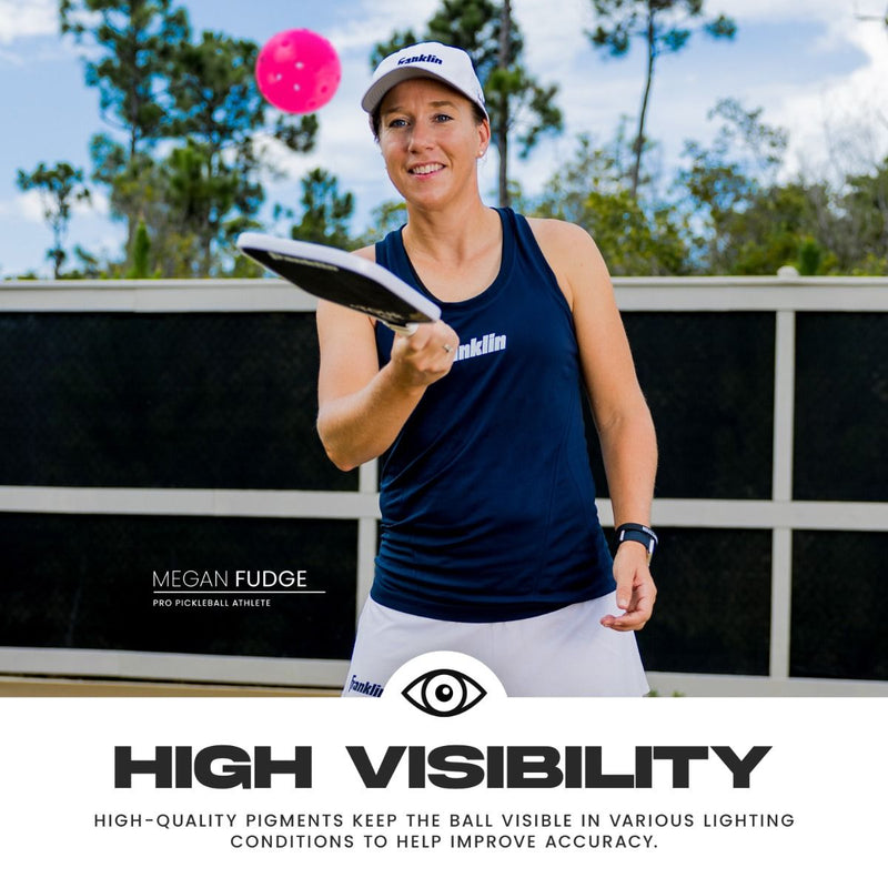 Franklin Pickleball X-40 Outdoor Ball - 3 Pack Pink