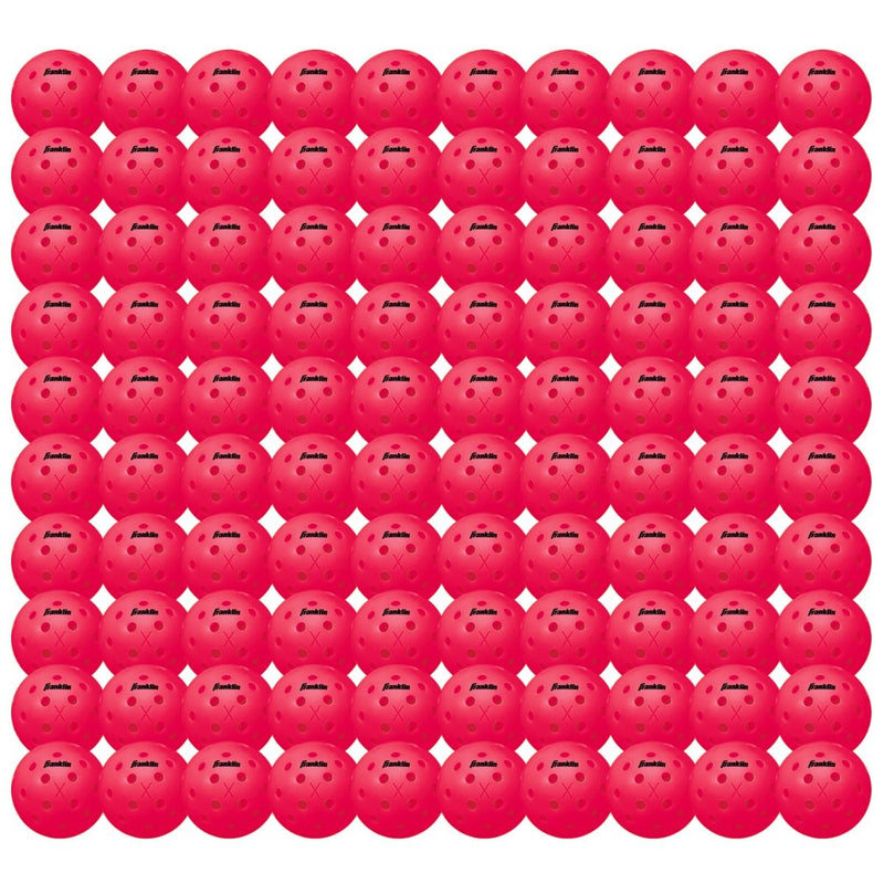 Franklin Pickleball X-40 Outdoor Ball - 100 Pack Pink