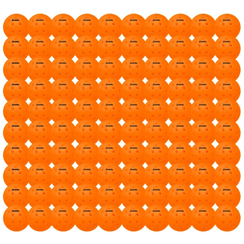 Franklin Pickleball X-40 Outdoor Ball - 100 Pack Lava