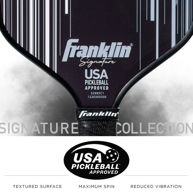 Franklin Signature Pro Series 16mm Pickleball Paddle - Black