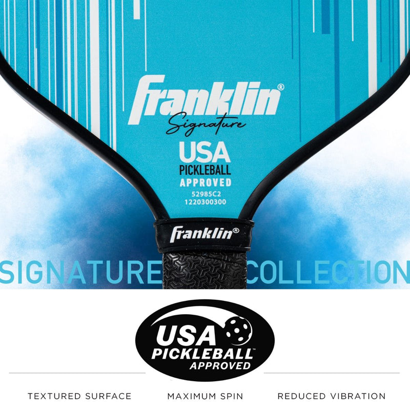 Franklin Signature Pro Series 16mm Pickleball Paddle - Blue