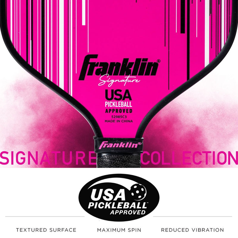 Franklin Signature Pro Series 16mm Pickleball Paddle - Pink