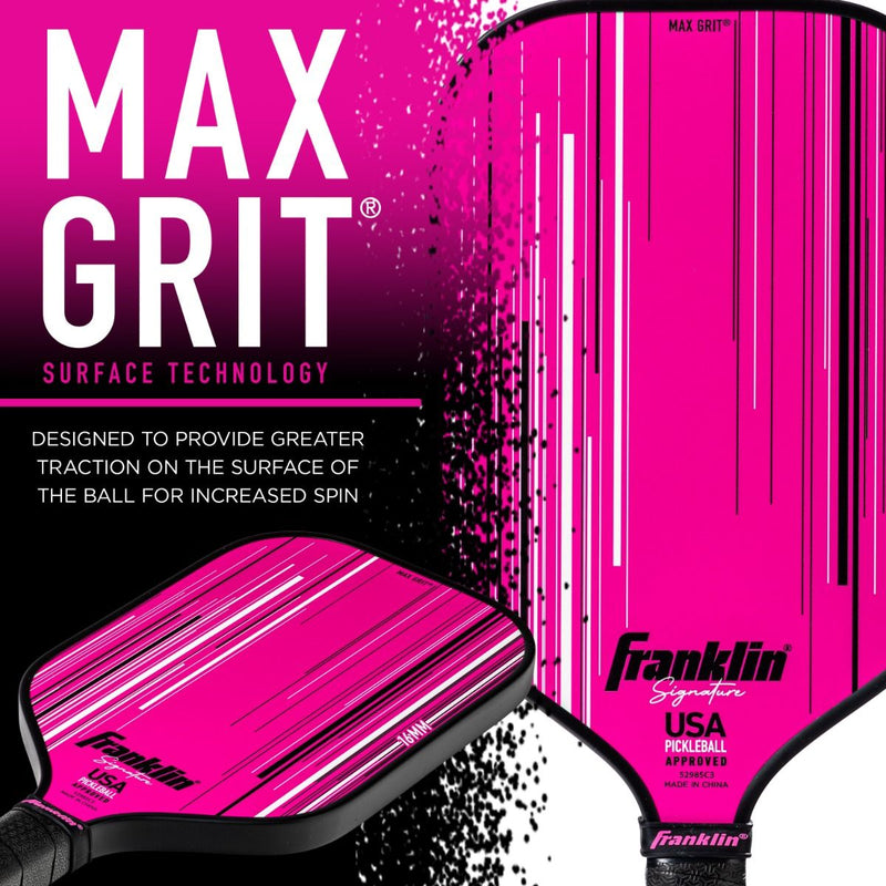 Franklin Signature Pro Series 16mm Pickleball Paddle - Pink