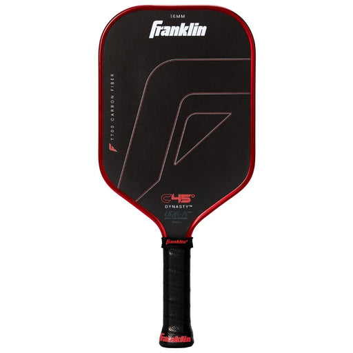 Franklin C45° Carbon Fiber Dynasty Series 16mm Pickleball Paddle - Red