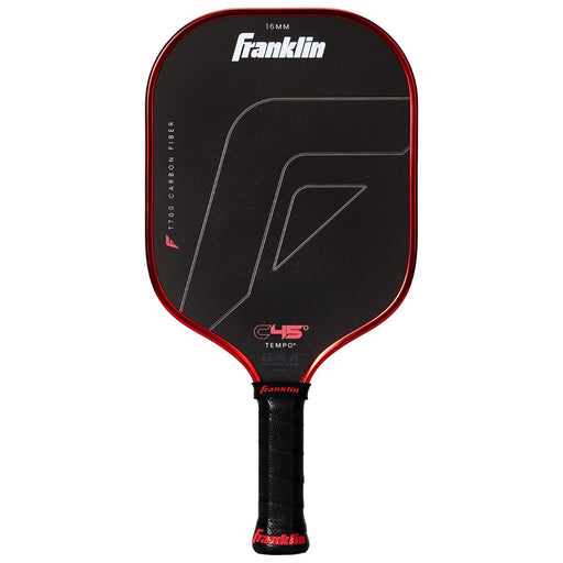 Franklin C45° Carbon Fiber Tempo Series 16mm Pickleball Paddle - Red