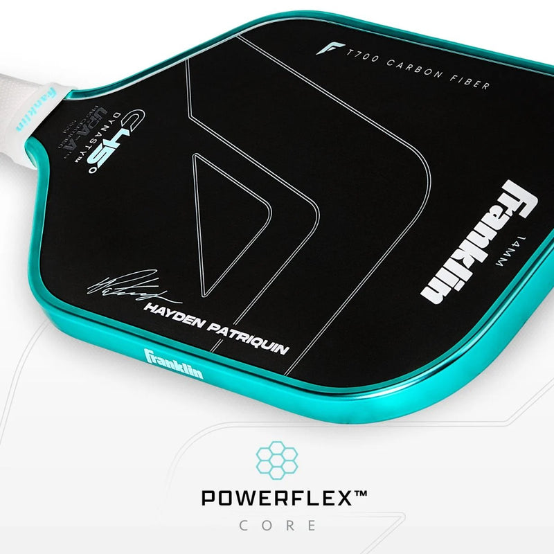 Franklin C45° Carbon Hayden Patriquin Series 14mm Pickleball Paddle - Laguna