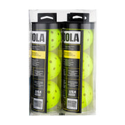 Two packages of Doola pickleball balls on a white background