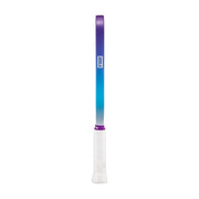 Gradient purple to blue light stick on a white background