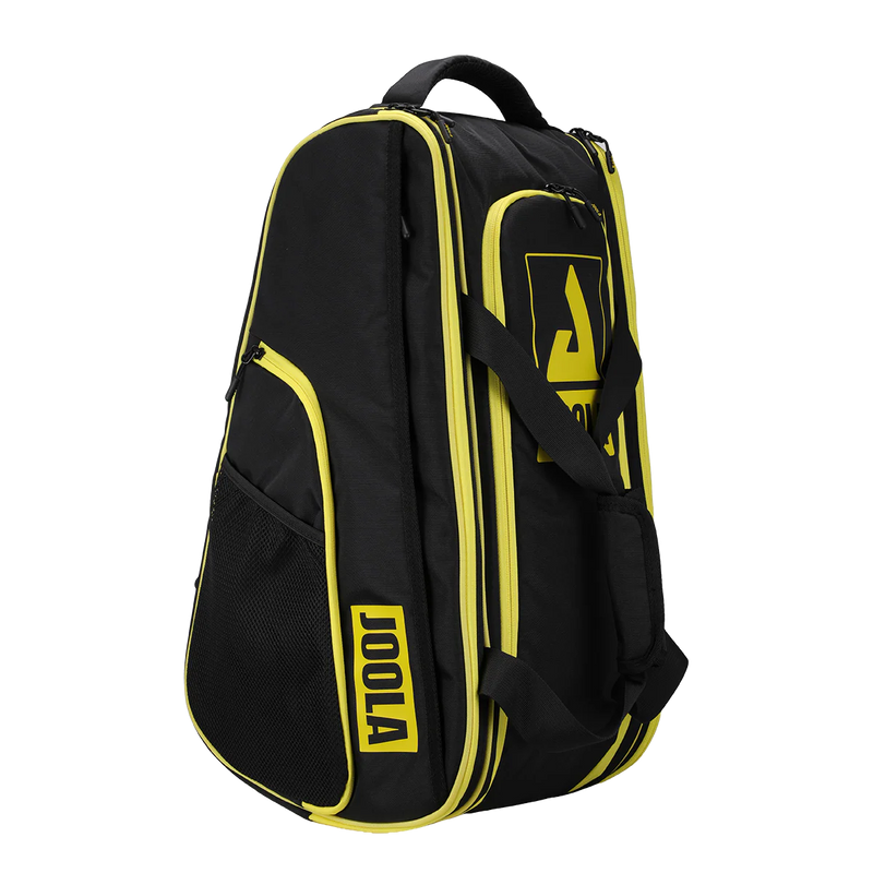 Joola Tour Elite Pro Pickleball Bag - Black/Joola Yellow