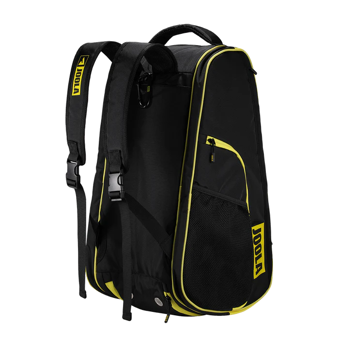 Joola Tour Elite Pro Pickleball Bag - Black/Joola Yellow