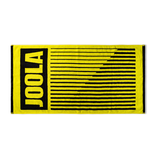 Joola Large Wordmark Towel - Black/Joola Yellow