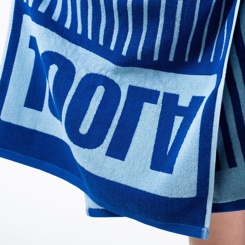 Joola Large Wordmark Towel - Cobalt/Blue Breeze