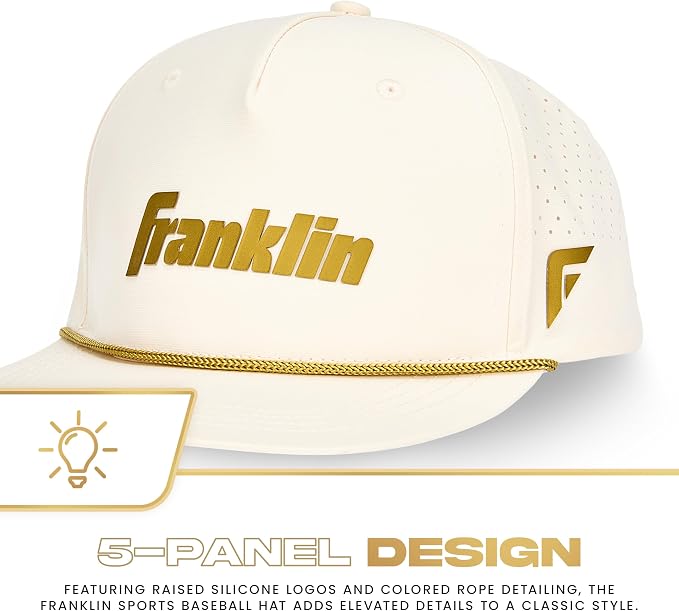 Franklin Performance Snapback Hat - Vanilla/Gold