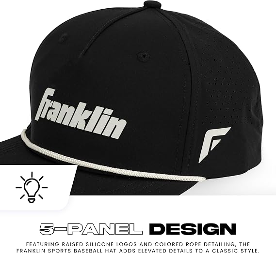 Franklin Performance Snapback Hat - Black/Grey